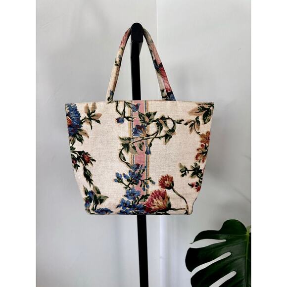 Margaret Smith Vintage 1960s Floral Handbag - Picture 2 of 4
